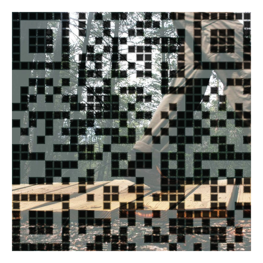 Photogenic QR sample — city